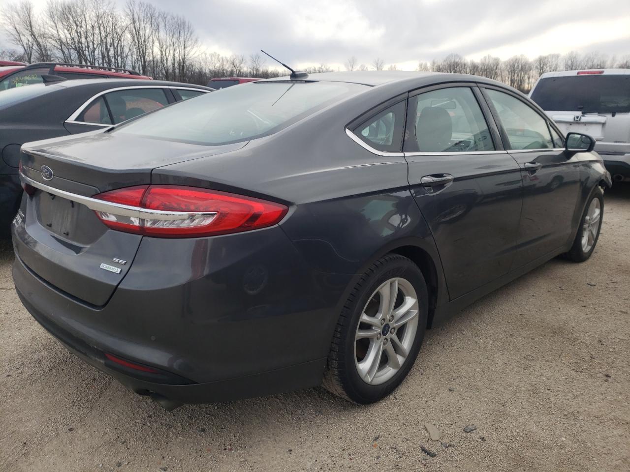 Photo 4 from auction – 2018 FORD FUSION SE with VIN 3FA6P0HD7JR230090