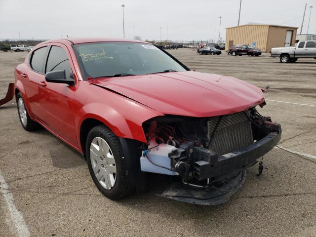 DODGE AVENGER SE 2013 with VIN 1C3CDZAB6DN653273 - Photo from auction