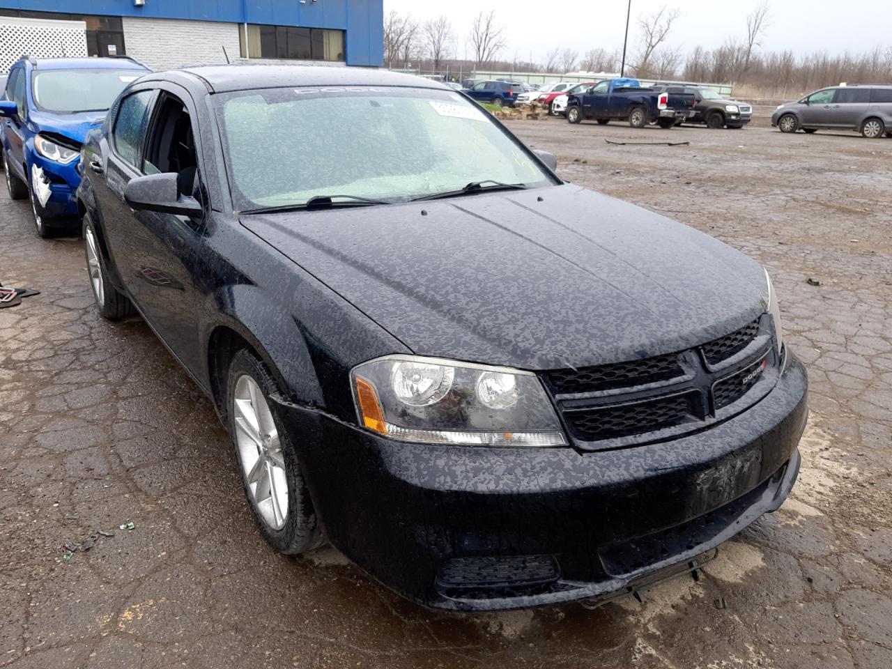 DODGE AVENGER SE 2014 with VIN 1C3CDZAB4EN166025 - Photo from auction