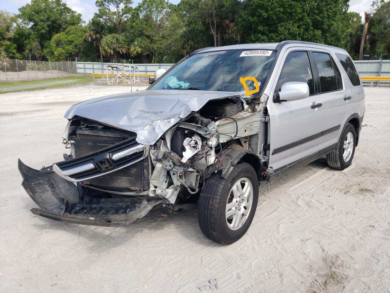 Photo 2 from auction – 2004 HONDA CR-V EX with VIN SHSRD78824U257918