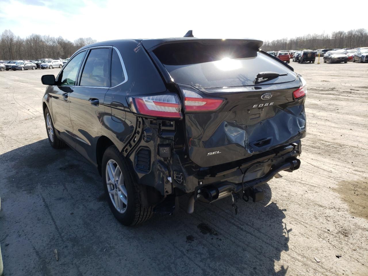 Photo 3 from auction – 2021 FORD EDGE SEL with VIN 2FMPK4J92MBA29156
