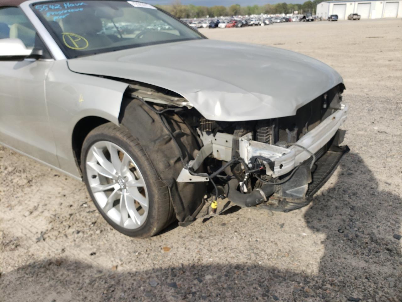 Photo 9 from auction – 2013 AUDI A5 PREMIUM with VIN WAUJFAFH2DN007513