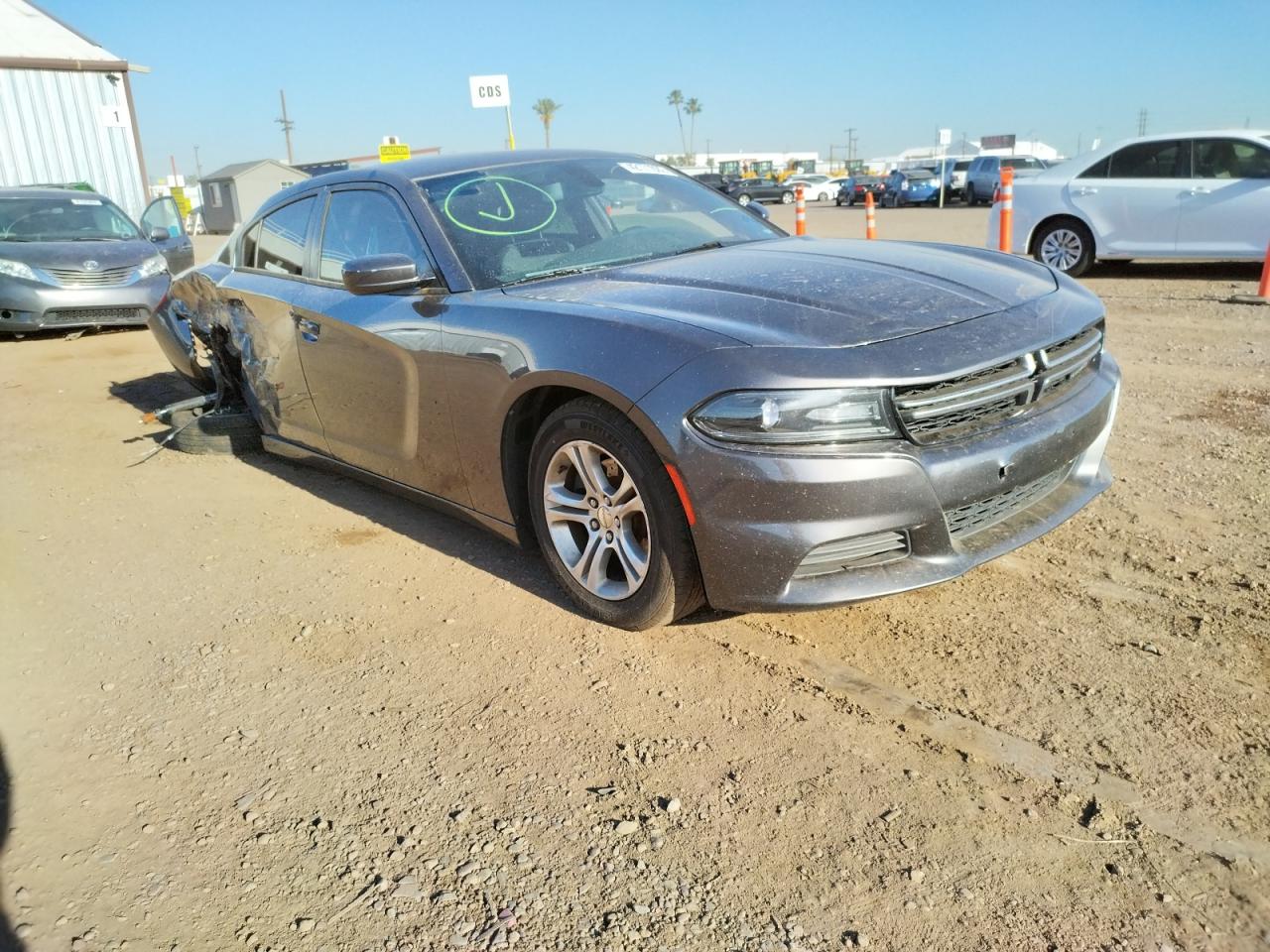 DODGE CHARGER SE 2015 with VIN 2C3CDXBG3FH856745 - Photo from auction
