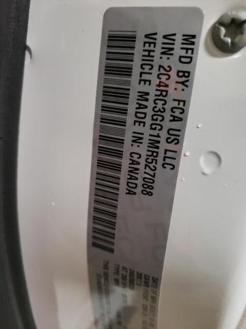 Photo 10 from auction – 2021 CHRYSLER PACIFICA L with VIN 2C4RC3GG1MR527088