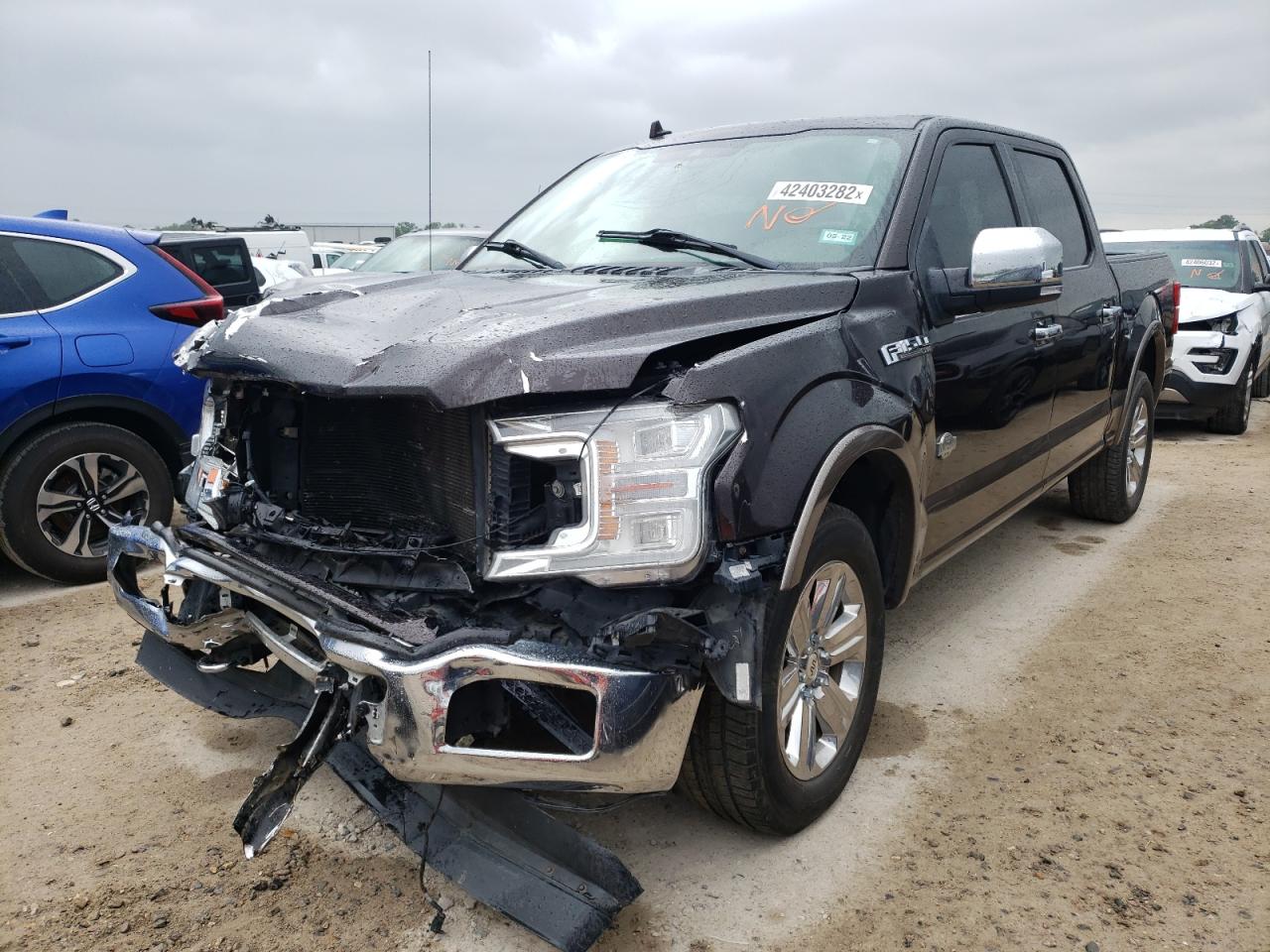 Photo 2 from auction – 2018 FORD F150 SUPER with VIN 1FTEW1E59JFB57409