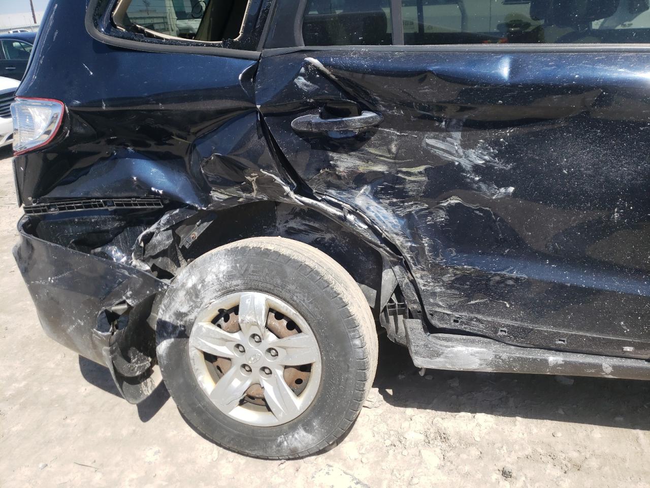Photo 9 from auction – 2009 HYUNDAI SANTA FE G with VIN 5NMSG13D89H277405