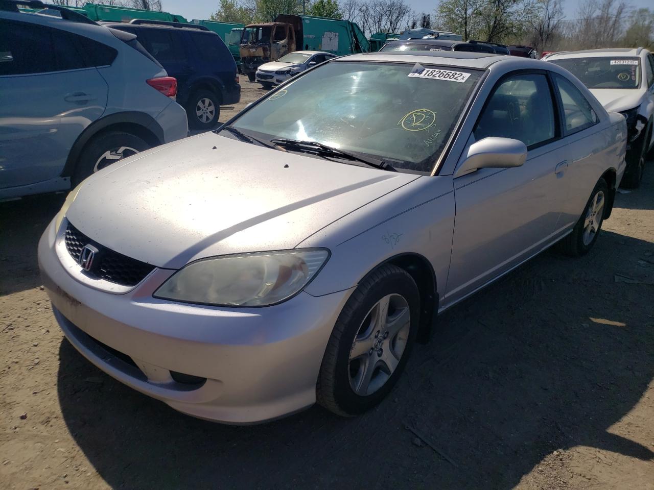 Photo 2 from auction – 2005 HONDA CIVIC EX with VIN 1HGEM229X5L002430
