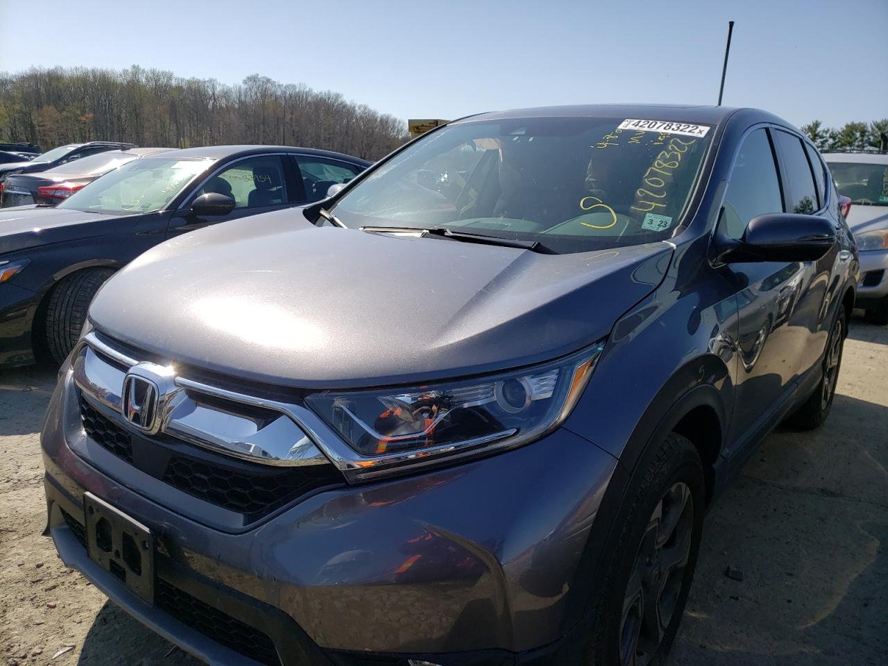 Photo 2 from auction – 2018 HONDA CR-V EX with VIN 7FARW2H53JE026262