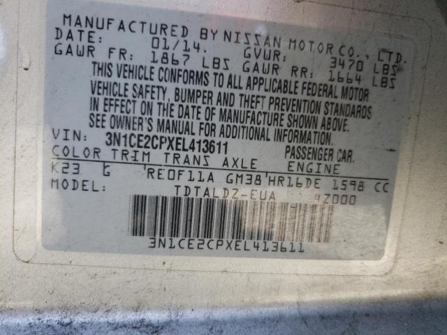 Photo 10 from auction – 2014 NISSAN VERSA NOTE with VIN 3N1CE2CPXEL413611