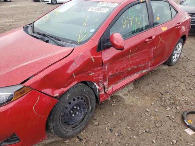 Photo 9 from auction – 2018 TOYOTA COROLLA L with VIN 5YFBURHE8JP754482
