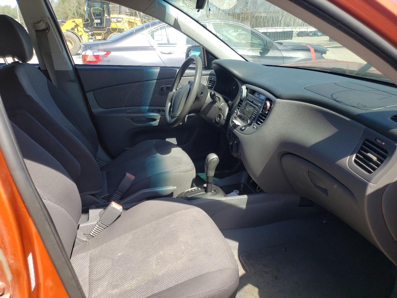 Photo 5 from auction – 2009 KIA RIO 5 SX with VIN KNADE243196528575