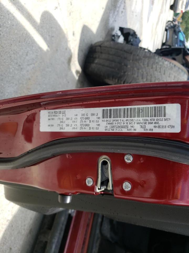 Photo 10 from auction – 2019 RAM 1500 CLASS with VIN 1C6RR7GG9KS668256
