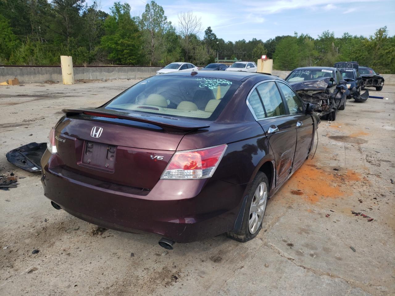 Photo 4 from auction – 2010 HONDA ACCORD EXL with VIN 5KBCP3F87AB009273