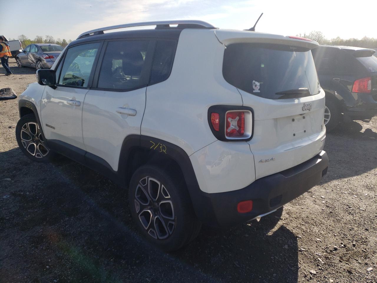 Photo 3 from auction – 2017 JEEP RENEGADE L with VIN ZACCJBDB4HPE49611