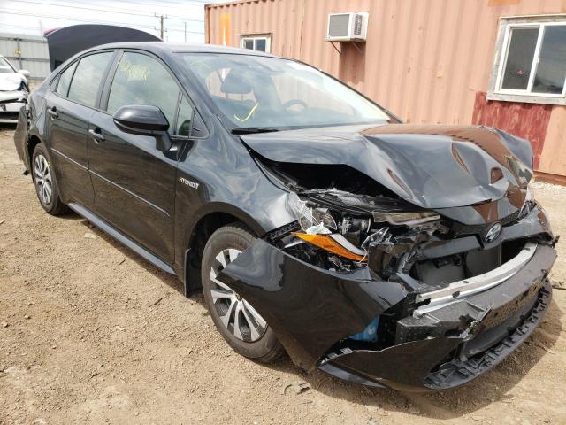 TOYOTA COROLLA LE 2021 with VIN JTDEAMDE7MJ019953 - Photo from auction