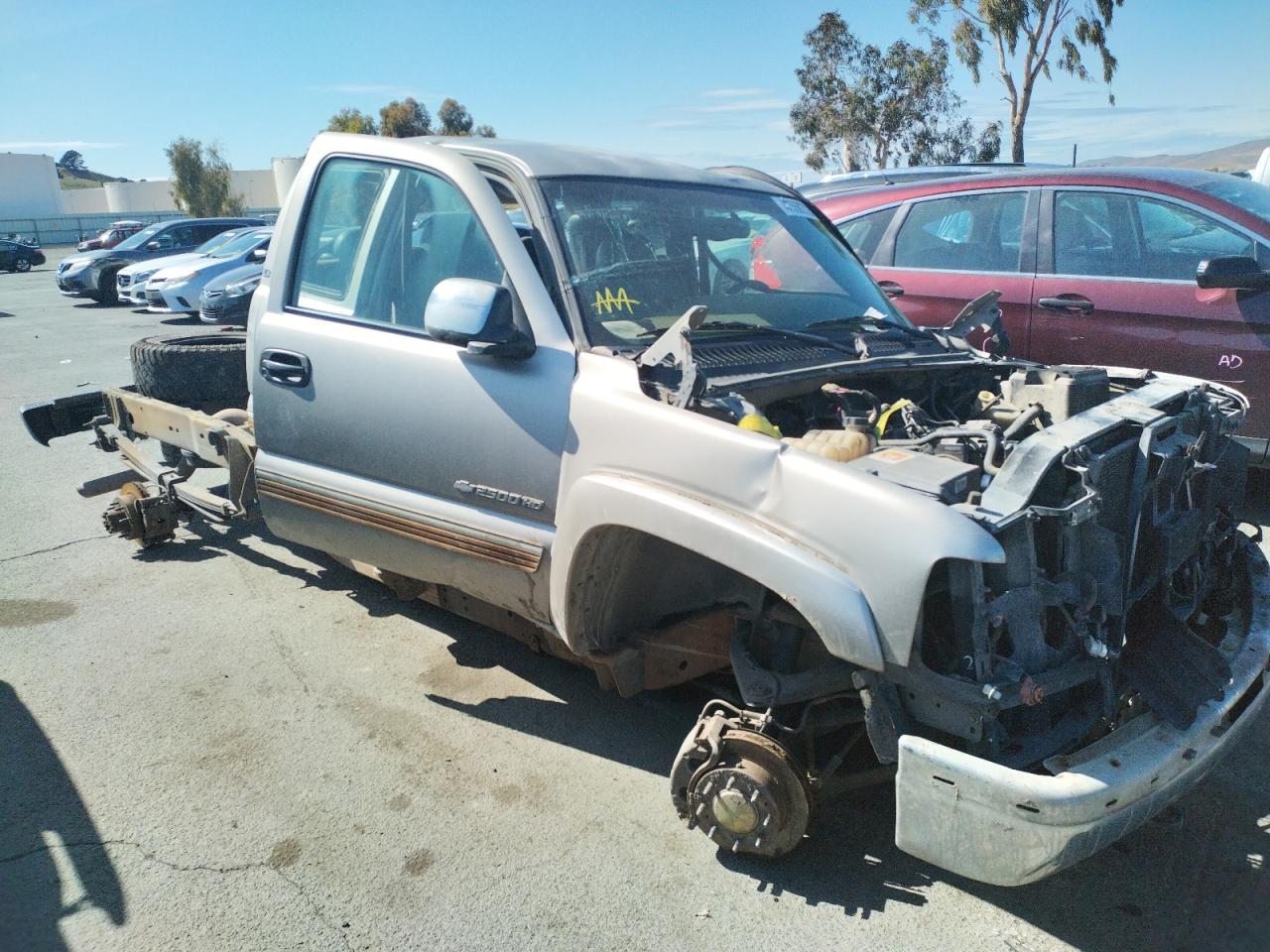 Photo 9 from auction – 2001 CHEVROLET SILVERADO with VIN 1GCHK29U01E310409