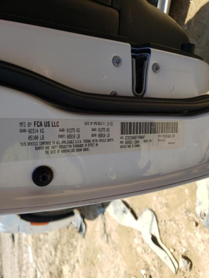 Photo 10 from auction – 2015 CHRYSLER 300 S with VIN 2C3CCABG6FH780647