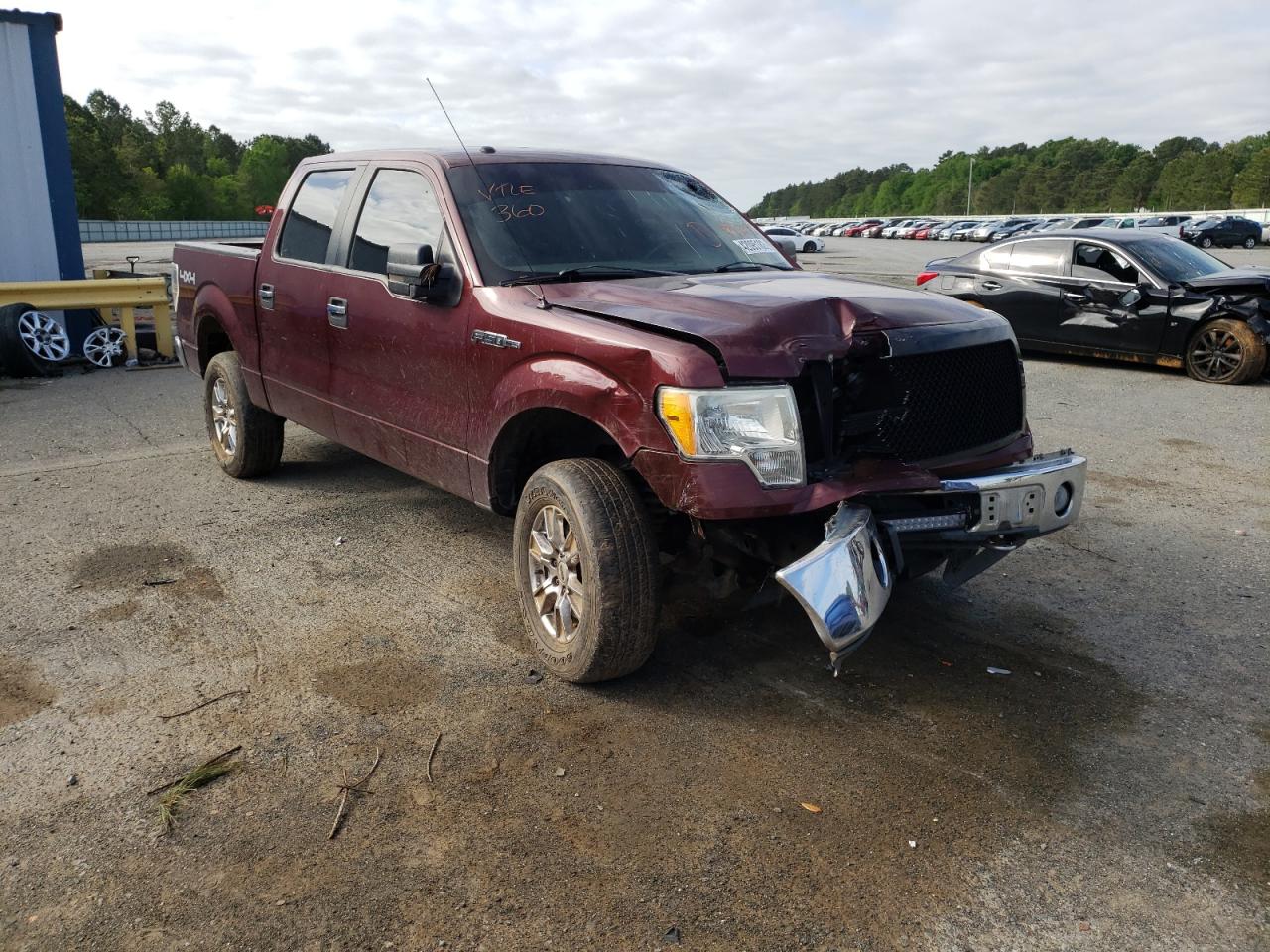 FORD F150 SUPER 2010 with VIN 1FTFW1EV4AFD42892 - Photo from auction