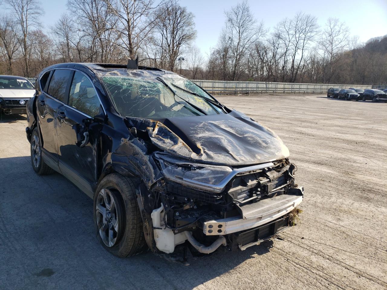 HONDA CR-V EXL 2017 with VIN 2HKRW2H82HH607205 - Photo from auction