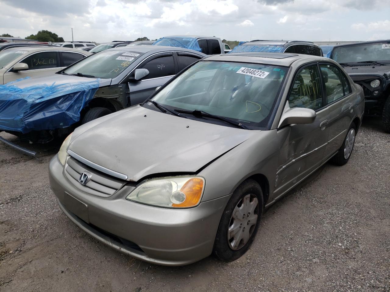 Photo 2 from auction – 2003 HONDA CIVIC EX with VIN 2HGES26703H618761