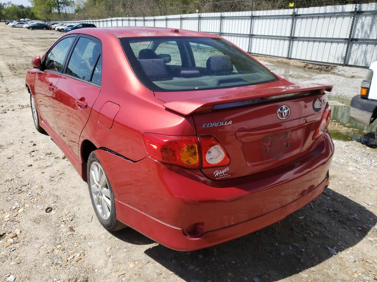 Photo 3 from auction – 2010 TOYOTA COROLLA BA with VIN 2T1BU4EE0AC287792