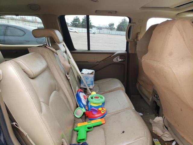 Photo 6 from auction – 2006 NISSAN PATHFINDER with VIN 5N1AR18W36C661212