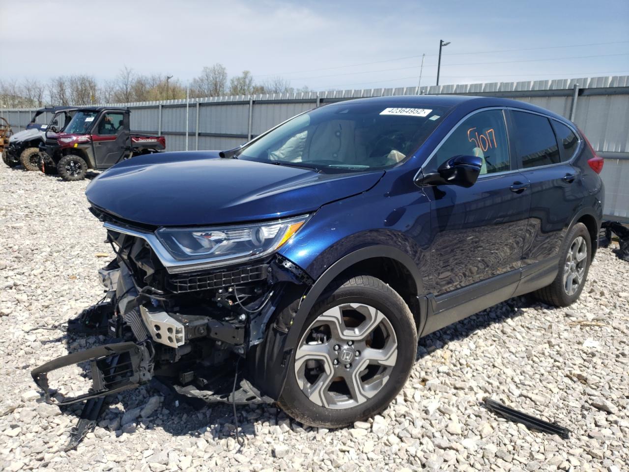 Photo 2 from auction – 2017 HONDA CR-V EX with VIN 2HKRW2H56HH659832
