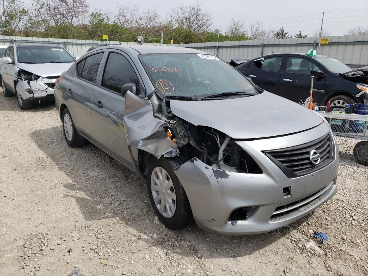 NISSAN VERSA S 2012 with VIN 3N1CN7AP2CL826104 - Photo from auction
