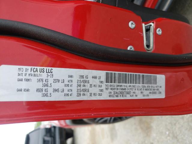Photo 10 from auction – 2019 JEEP COMPASS SP with VIN 3C4NJCAB2KT736657