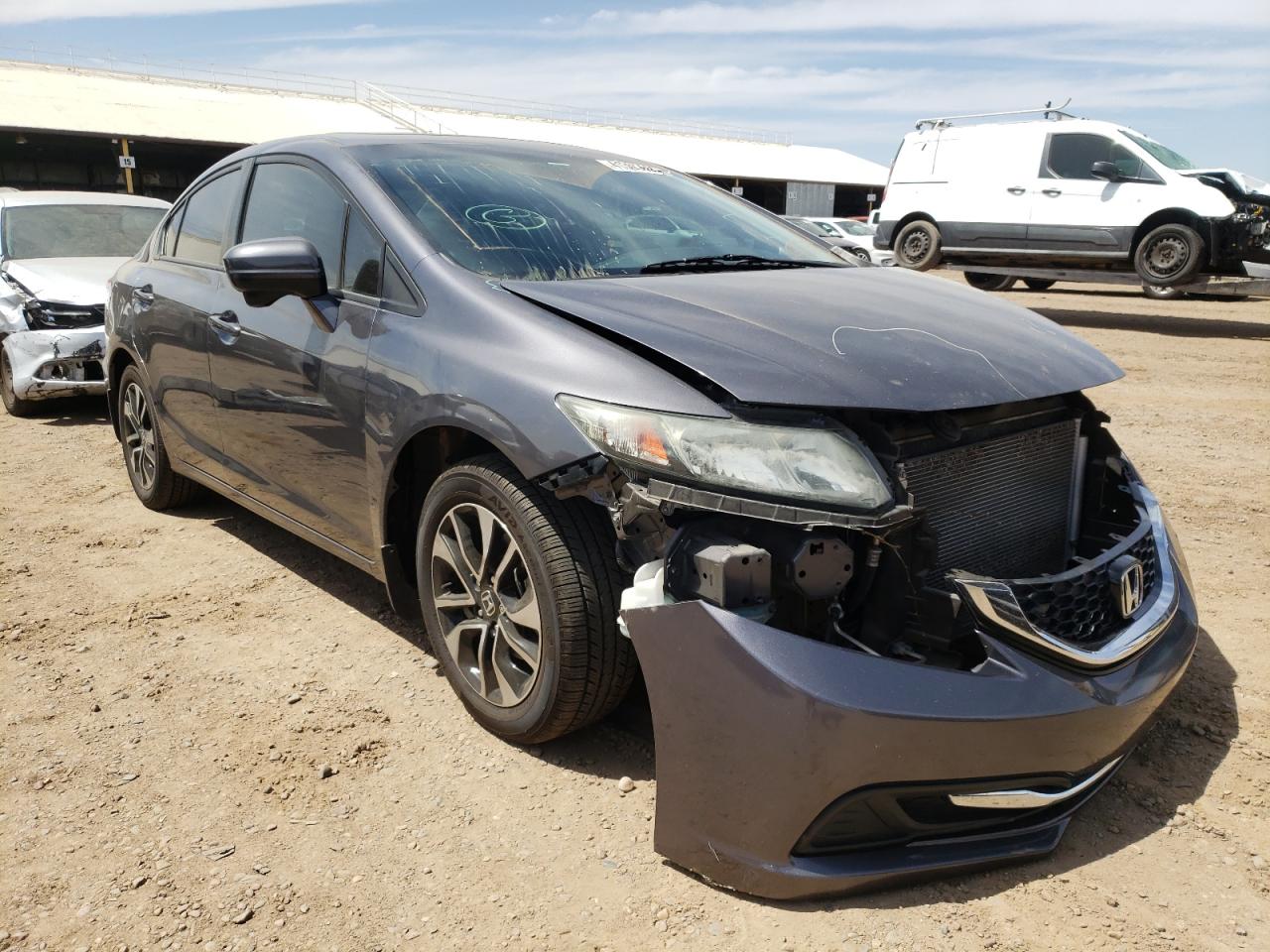 HONDA CIVIC EX 2015 with VIN 2HGFB2F87FH512552 - Photo from auction