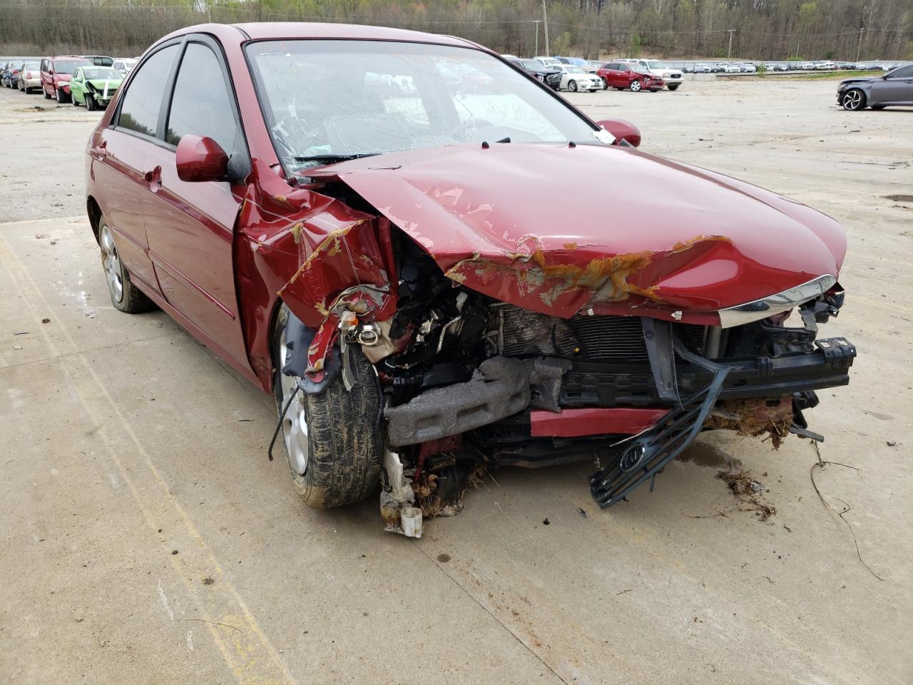 Photo 9 from auction – 2008 KIA SPECTRA EX with VIN KNAFE121785510767