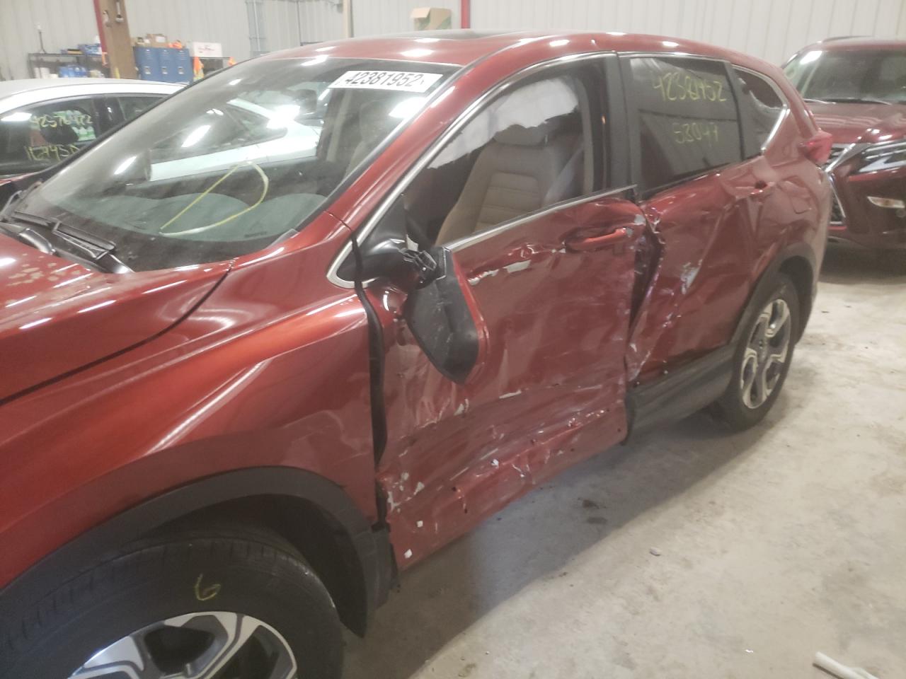 Photo 9 from auction – 2019 HONDA CR-V EX with VIN 2HKRW2H52KH642498