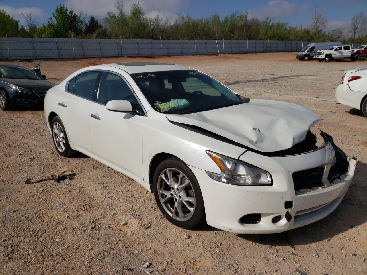 NISSAN MAXIMA S 2013 with VIN 1N4AA5AP4DC841596 - Photo from auction