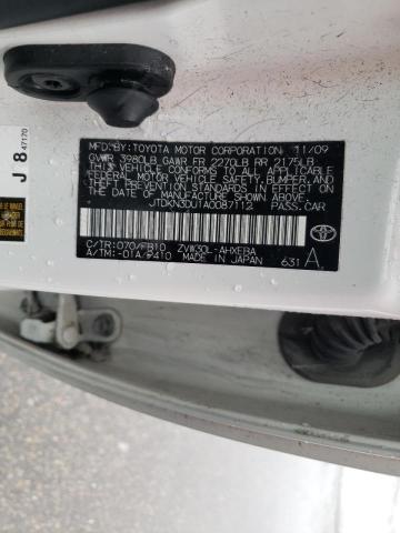 Photo 10 from auction – 2010 TOYOTA PRIUS with VIN JTDKN3DU1A0087112
