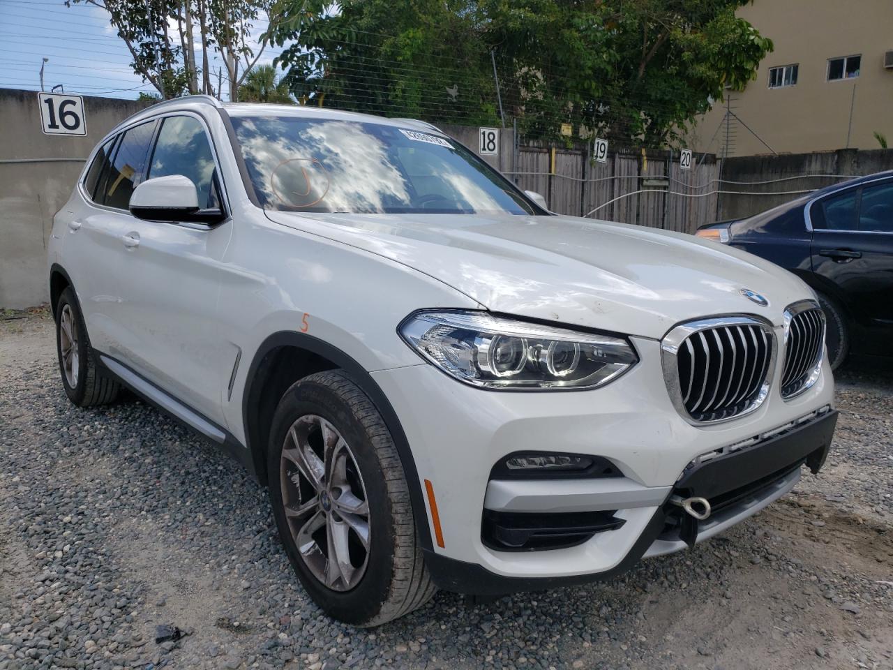 BMW X3 SDRIVE3 2021 with VIN 5UXTY3C06M9H76252 - Photo from auction