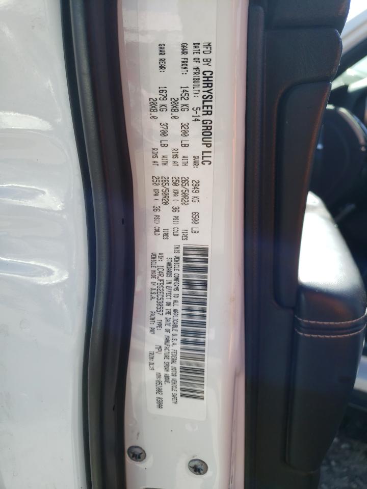 Photo 10 from auction – 2014 JEEP GRAND CHER with VIN 1C4RJFBG2EC530557