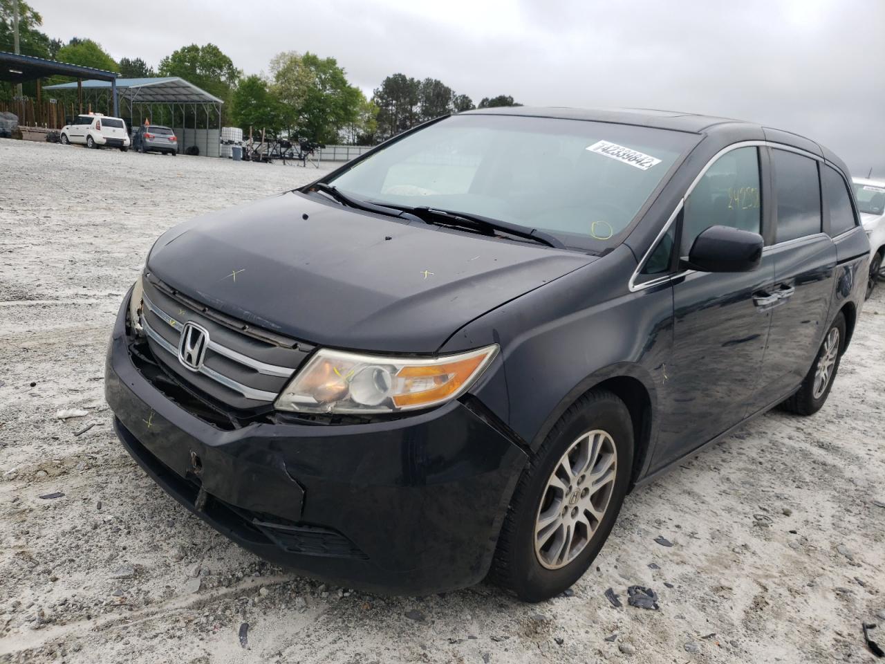 Photo 2 from auction – 2011 HONDA ODYSSEY EX with VIN 5FNRL5H62BB038497