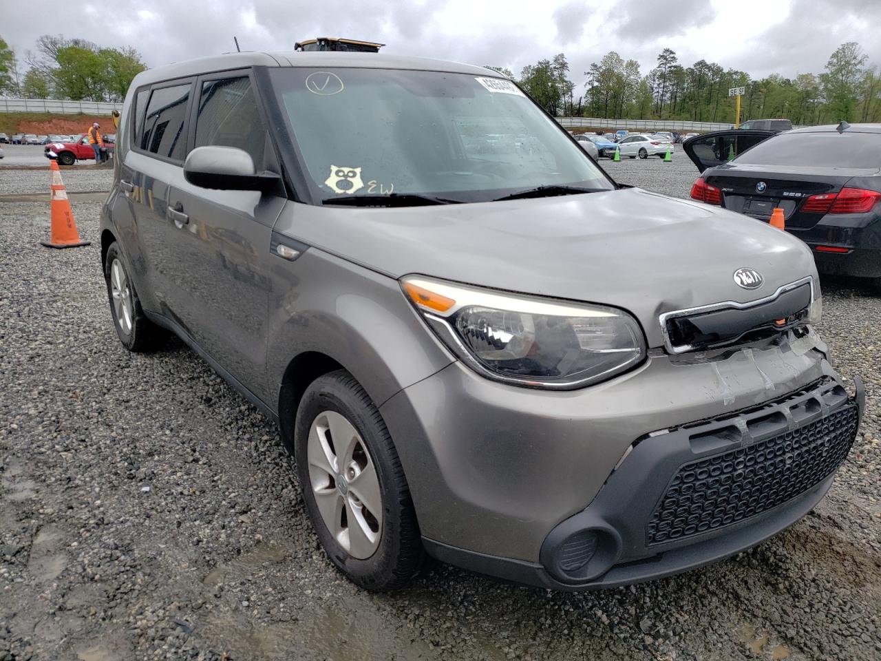 KIA SOUL 2014 with VIN KNDJN2A27E7095608 - Photo from auction