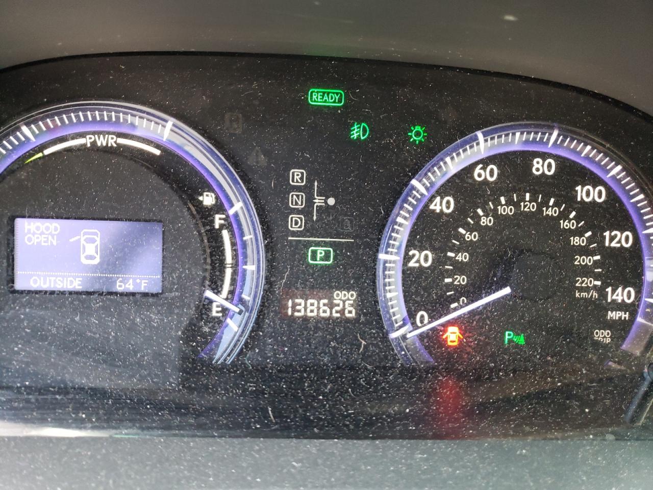 Photo 8 from auction – 2010 LEXUS HS 250H with VIN JTHBB1BA1A2023127