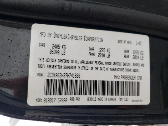 Photo 10 from auction – 2007 CHRYSLER 300C with VIN 2C3KA63H37H741666
