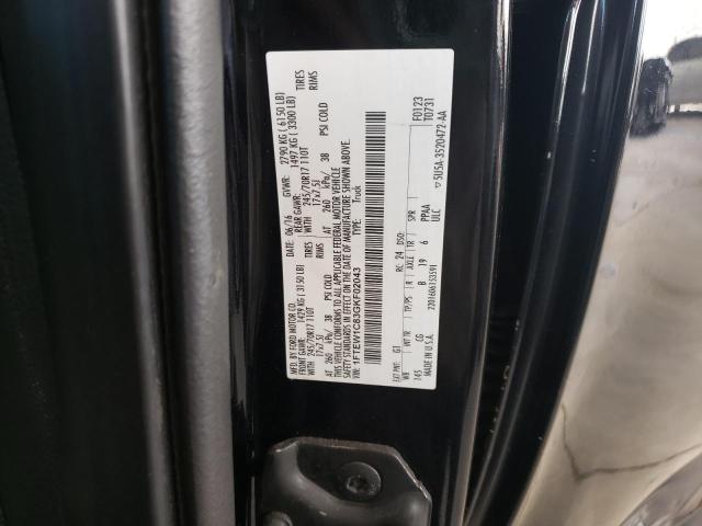 Photo 10 from auction – 2016 FORD F150 SUPER with VIN 1FTEW1C83GKF02043