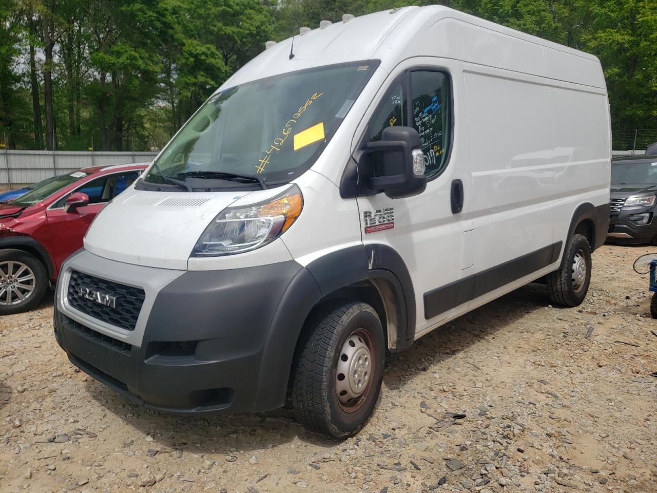 Photo 2 from auction – 2020 RAM PROMASTER with VIN 3C6TRVBG5LE103038