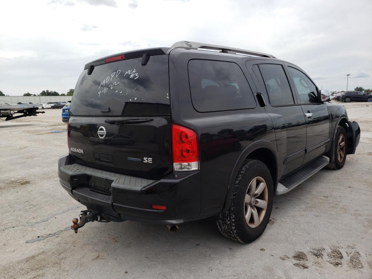 Photo 4 from auction – 2010 NISSAN ARMADA SE with VIN 5N1BA0ND4AN614079