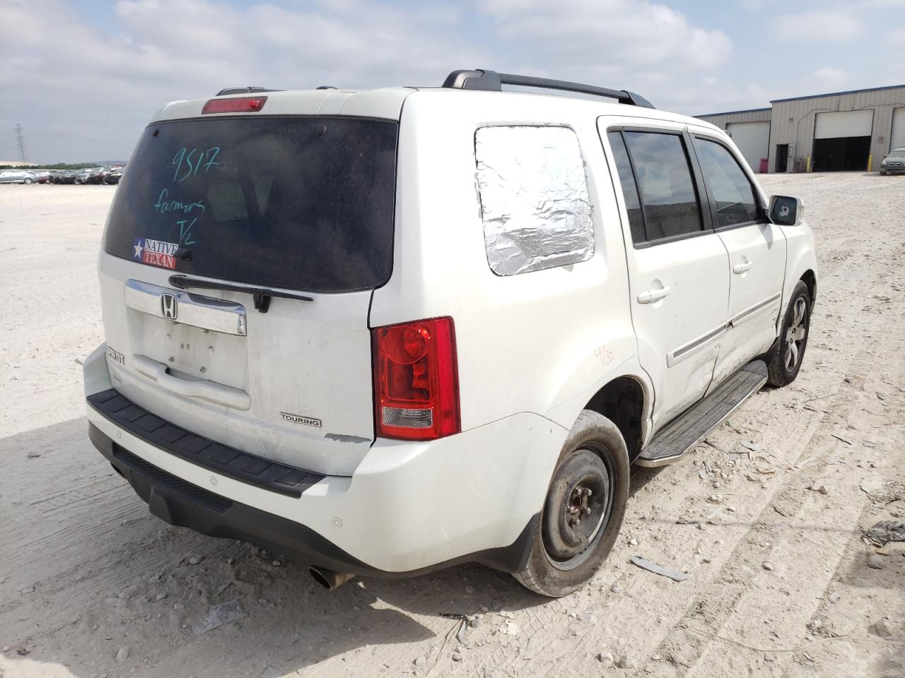 Photo 4 from auction – 2013 HONDA PILOT TOUR with VIN 5FNYF3H9XDB027008