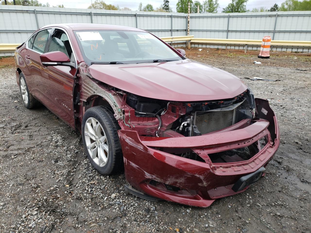CHEVROLET IMPALA LT 2017 with VIN 1G1105S31HU168932 - Photo from auction