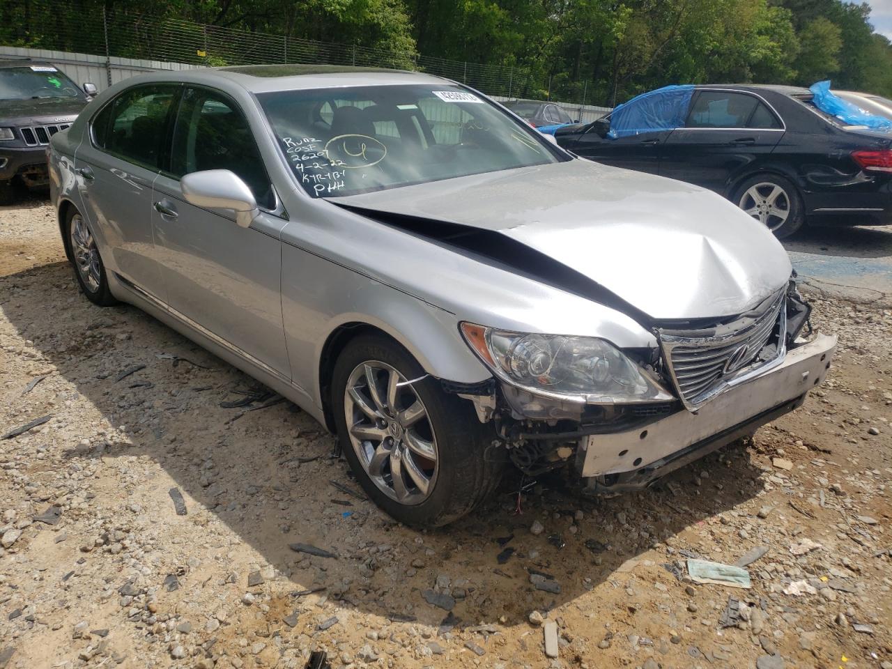 LEXUS LS 460L 2008 with VIN JTHGL46F585021514 - Photo from auction