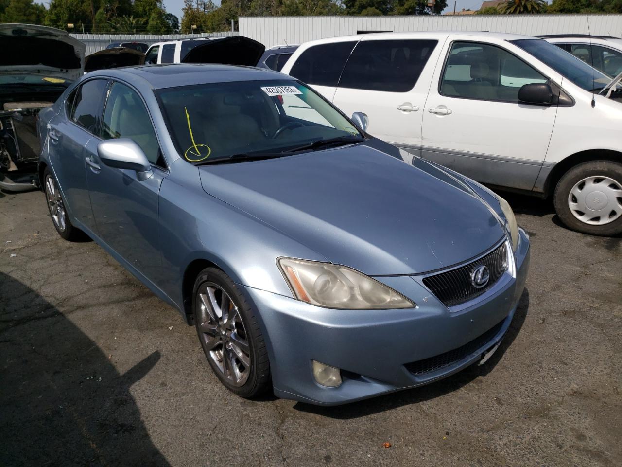 LEXUS IS 250 2008 with VIN JTHBK262982074989 - Photo from auction