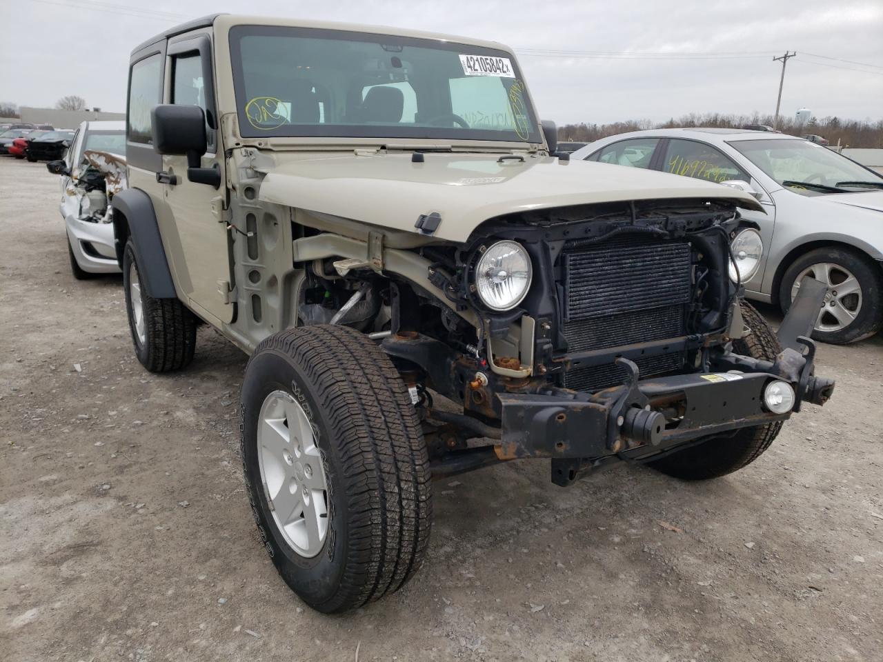 Photo 1 from auction – 2017 JEEP WRANGLER S with VIN 1C4AJWAG4HL644708