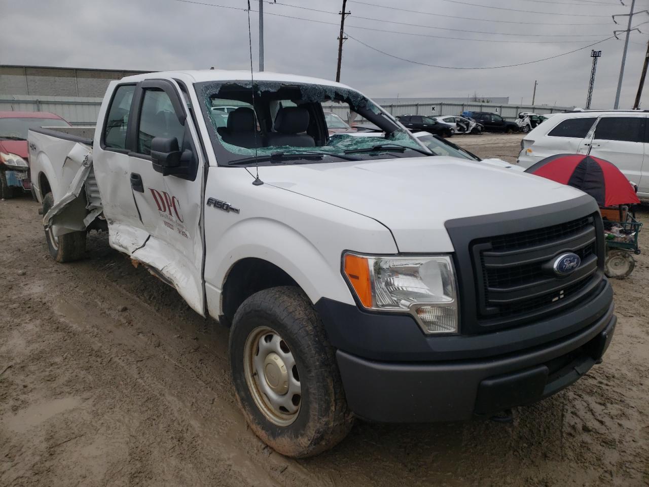FORD F150 SUPER 2014 with VIN 1FTFX1EF1EKE04008 - Photo from auction