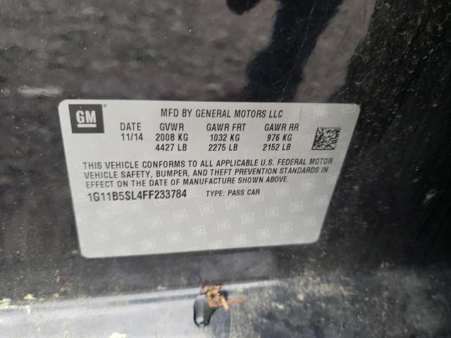 Photo 10 from auction – 2015 CHEVROLET MALIBU LS with VIN 1G11B5SL4FF233784